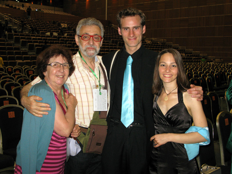 With Julius FRACK (Germany) and partner, 1st Price Illusions 2009