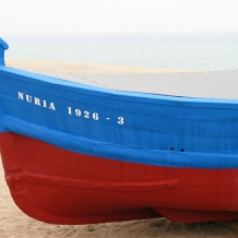 Badalona, février 2009, sur la plage.