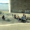 Under a Rhine bridge