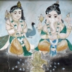 Mural à Chennai : hommage à Ganesh