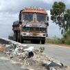 Le "roi de la route", "transporteur de marchandises, avec permis national dans l'Inde entière"...