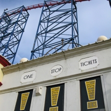 Parc à thème de Pleasure Beach, février 2009