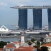 Marina Bay Sands and part of the city