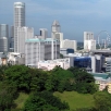 Une autre vue de la ville, avec l'un de ses parcs