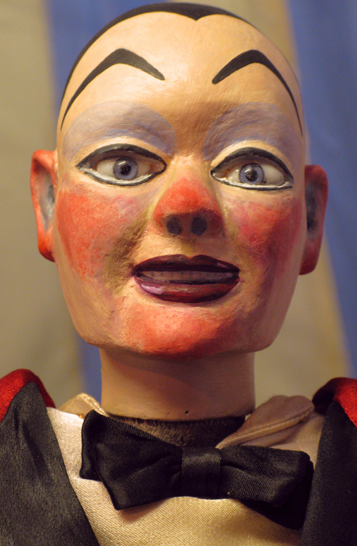 In the Casa Magica magic museum. Automaton's head.